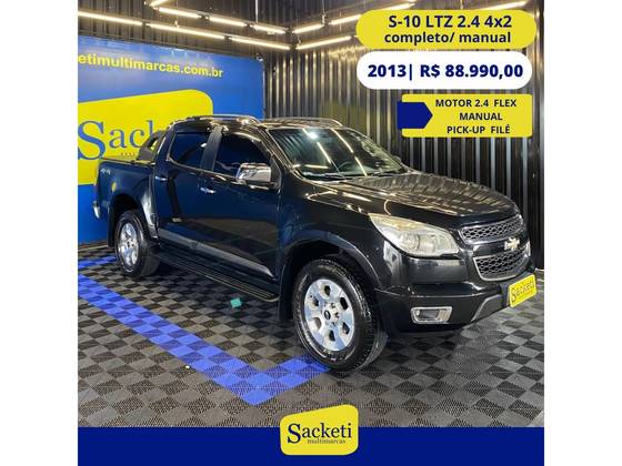 CHEVROLET S10 2.4 LTZ 4X2 CD 8V FLEX 4P MANUAL CHEVROLET S10 2.4 LTZ 4X2 CD 8V FLEX 4P MANUAL
